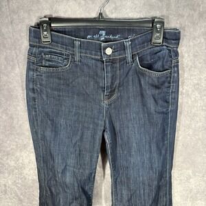 7 For All Mankind Jeans Womens 26 Ginger Dark‎ Wash Flare Y2K 90s